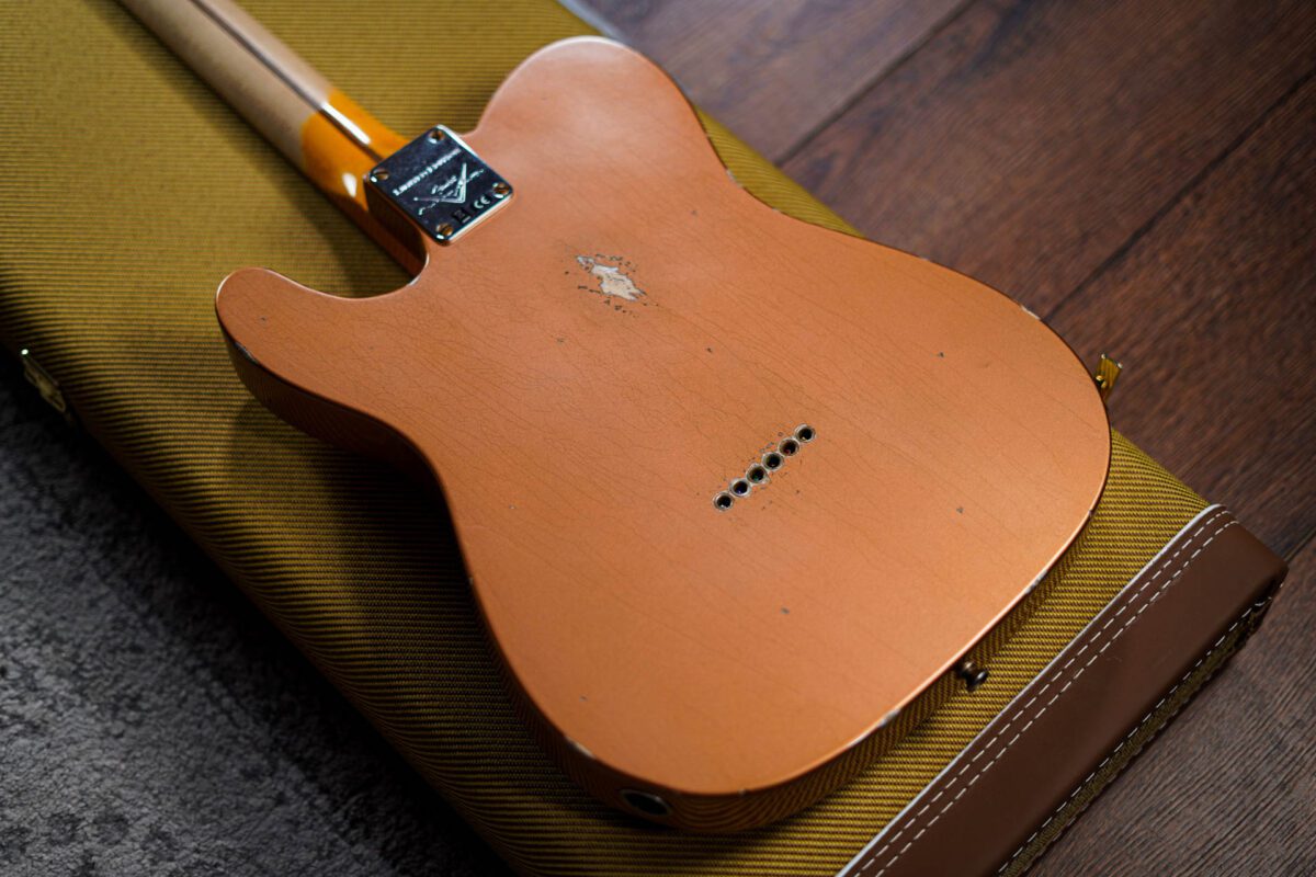 Fender Limited Edition Custom Shop ‘51 Telecaster Relic In Aged Copper - Image 8