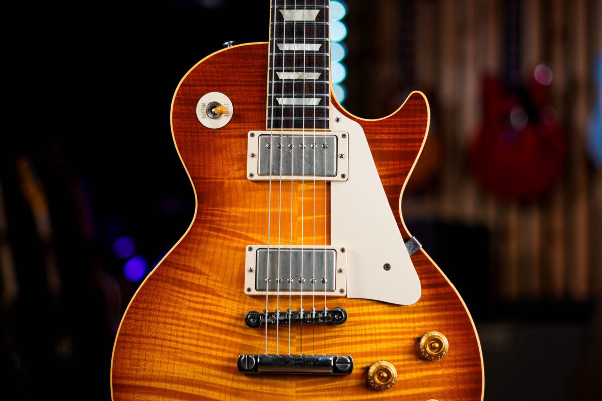 Gibson Custom Shop R9 1959 Reissue Les Paul in Honeyburst - Image 7