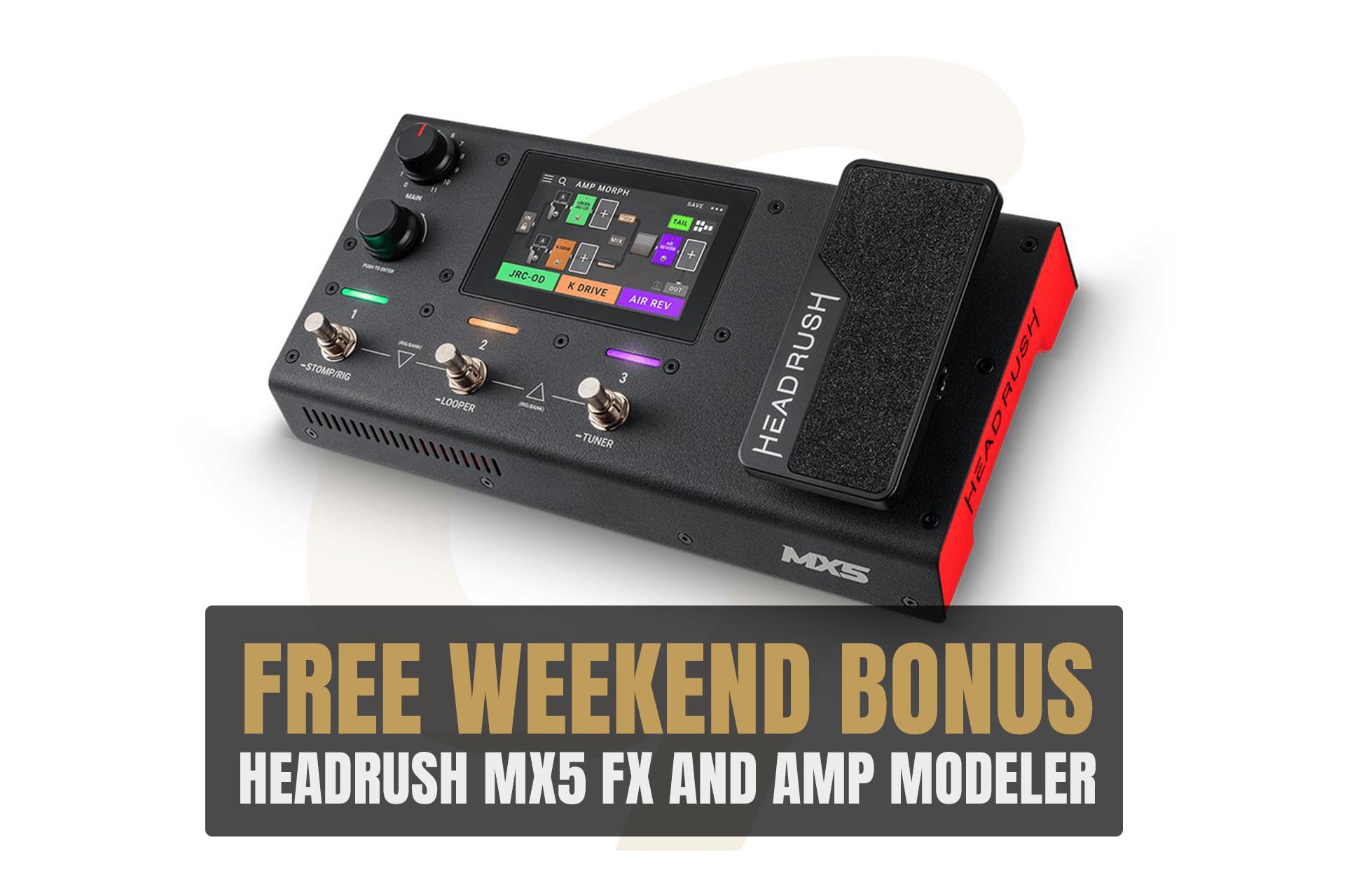 Free Weekend Bonus - HeadRush MX5 Guitar FX and Amp Modeling Processor -  Guitar Gear Giveaway