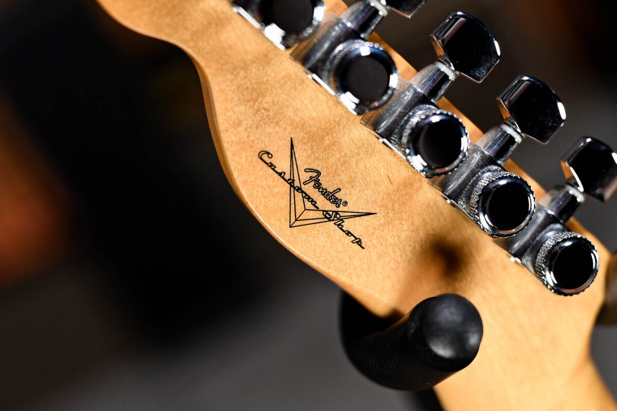 Fender Custom Shop Deluxe Telecaster in Candy Tangerine - Image 3