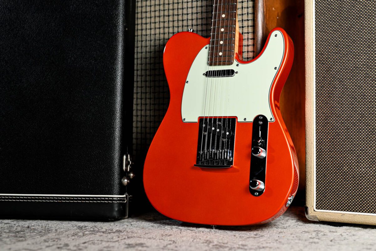 Fender Custom Shop Deluxe Telecaster in Candy Tangerine - Image 12