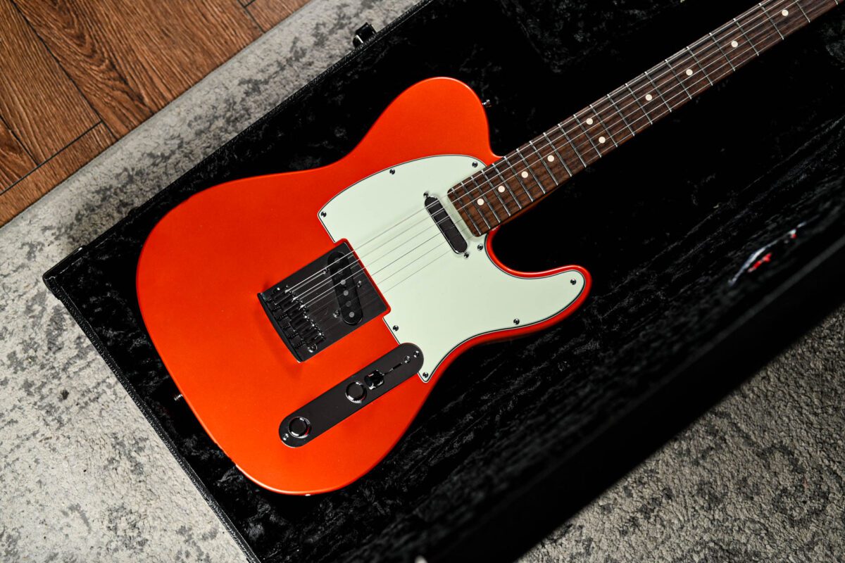 Fender Custom Shop Deluxe Telecaster in Candy Tangerine - Image 4