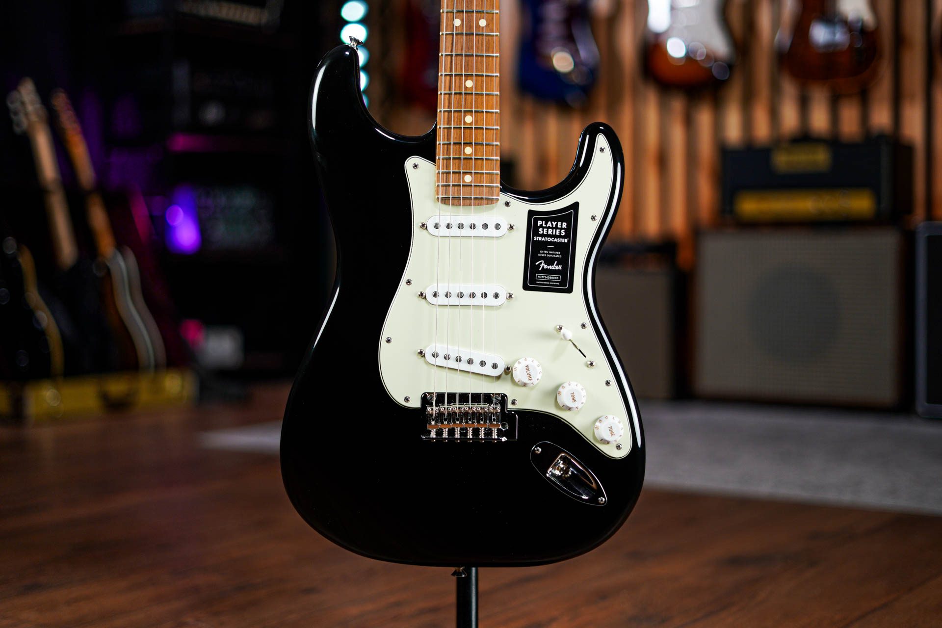 Fender Limited Edition Player Stratocaster in Black with Custom Shop Pickups