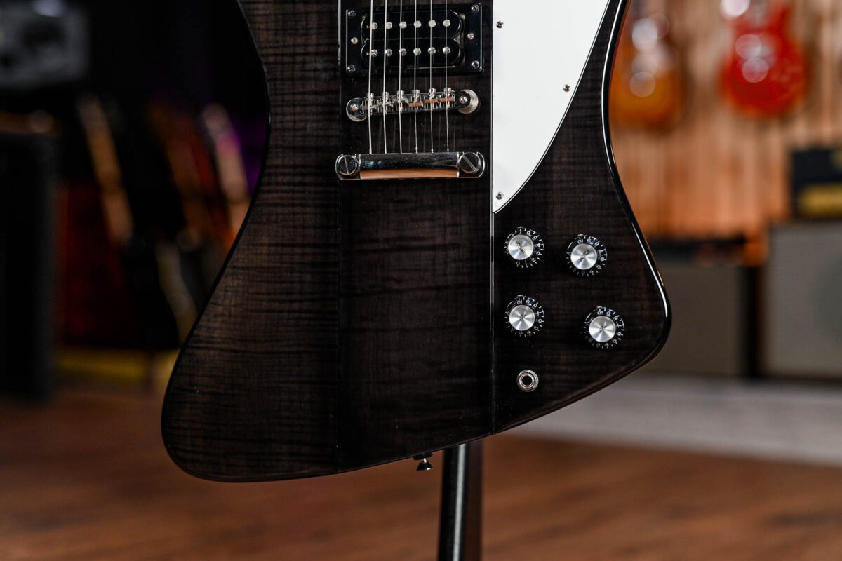 Epiphone Limited Edition Slash Firebird in Trans Black - Image 3