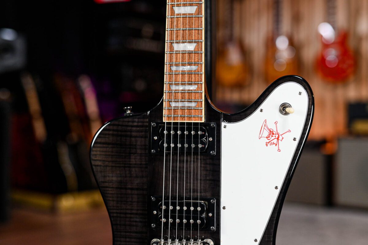 Epiphone Limited Edition Slash Firebird in Trans Black - Image 4