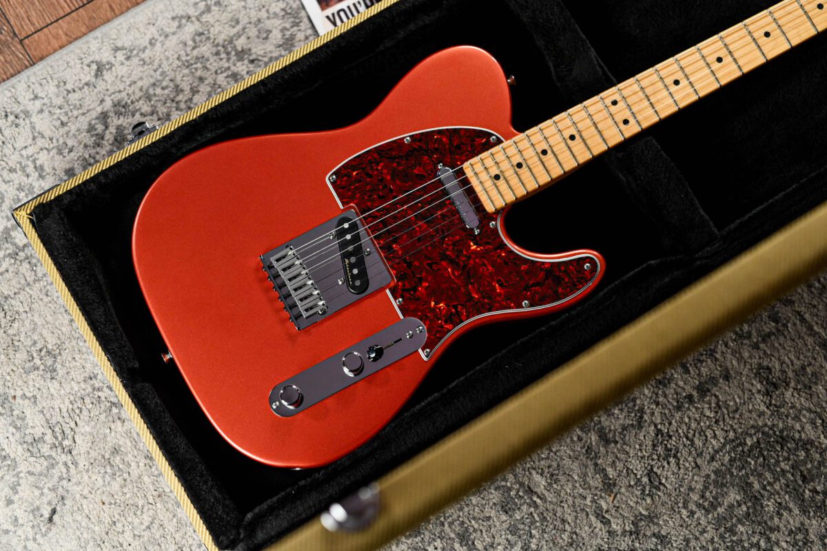 Fender Player Plus Telecaster in Aged Candy Apple Red - Image 3