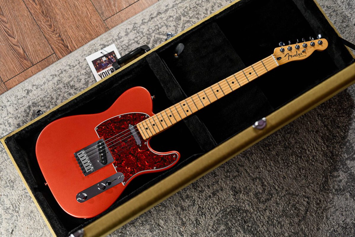 Fender Player Plus Telecaster in Aged Candy Apple Red - Image 2