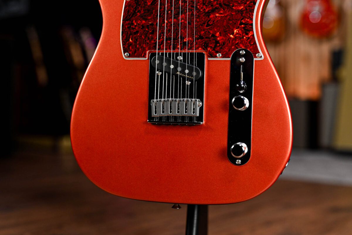 Fender Player Plus Telecaster in Aged Candy Apple Red - Image 7