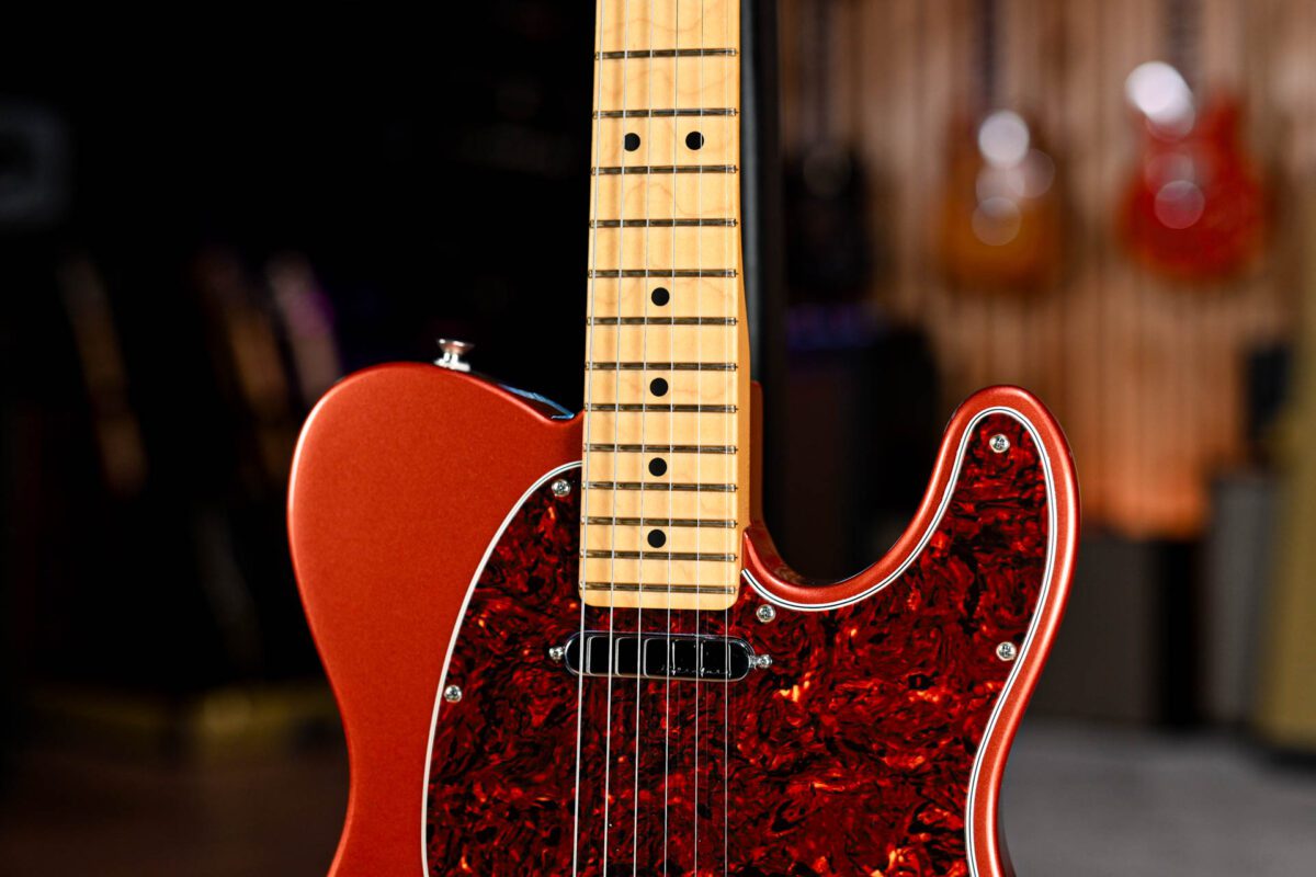 Fender Player Plus Telecaster in Aged Candy Apple Red - Image 6