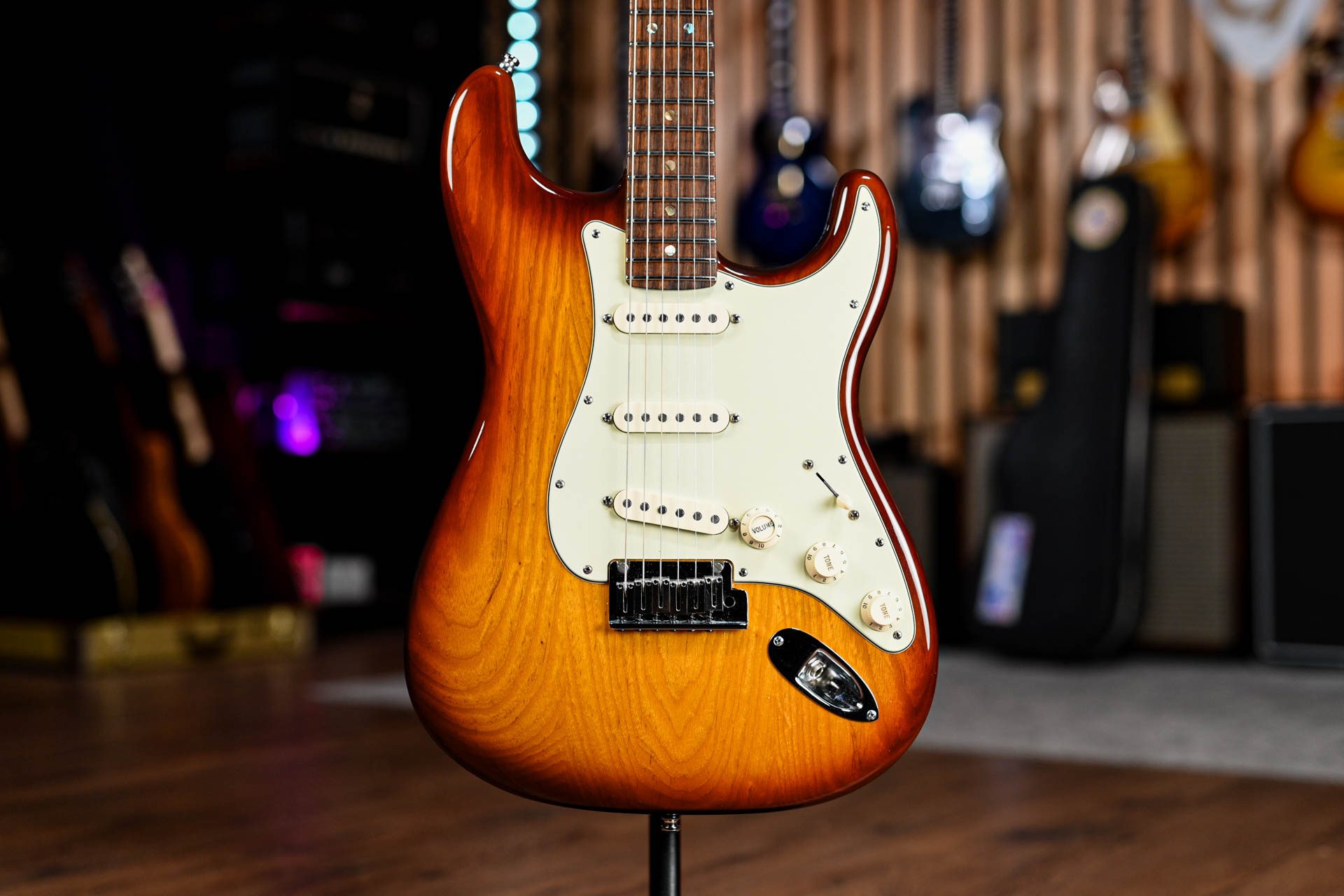 Fender USA Deluxe Ash Stratocaster in Tobacco Burst - Guitar Gear Giveaway