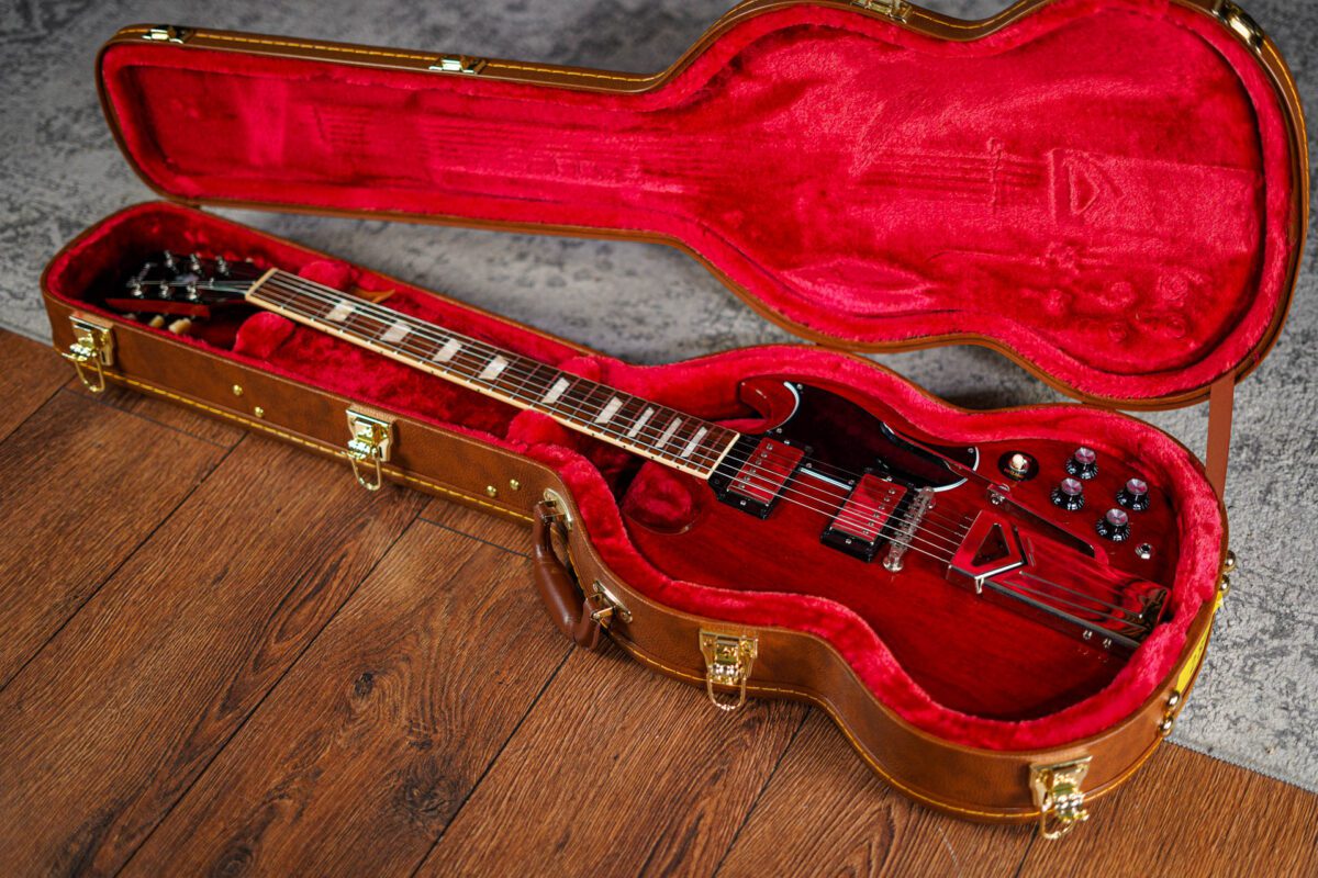 Gibson SG Standard '61 with Sideways Vibrola in Vintage Cherry - Image 9