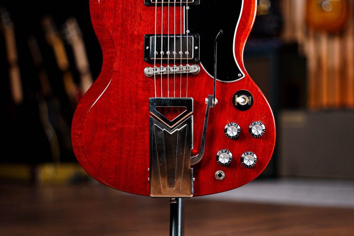 Gibson SG Standard '61 with Sideways Vibrola in Vintage Cherry - Image 3