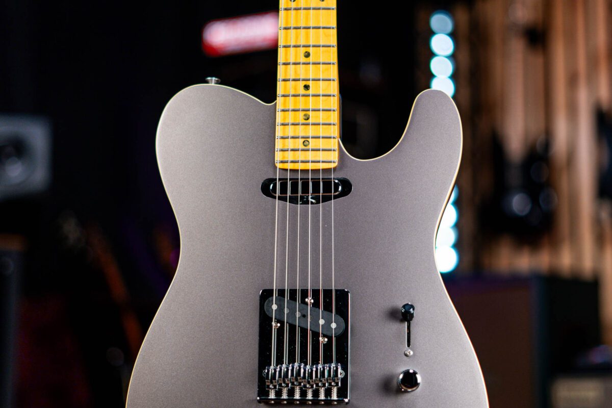 Fender MIJ Aerodyne Special Telecaster in Dolphin Metallic Gray - Image 4