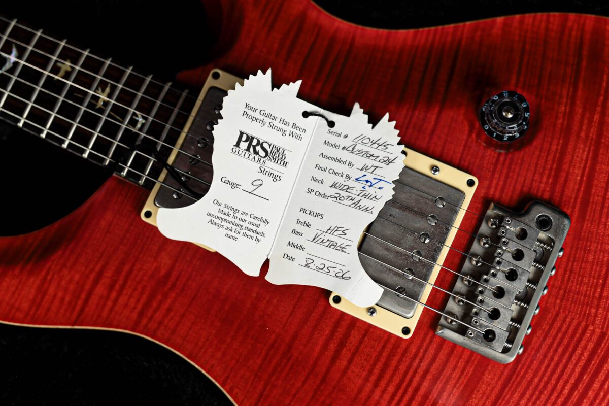 PRS Custom 22 20th Anniversary 10-Top in Red - Image 4