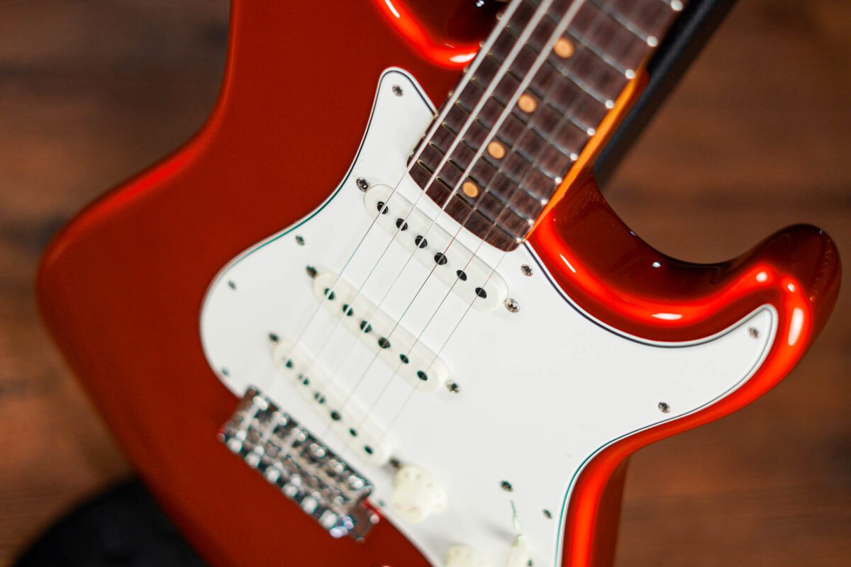 Fender Custom Shop LTD 64 Stratocaster NOS in Candy Tangerine - Image 6