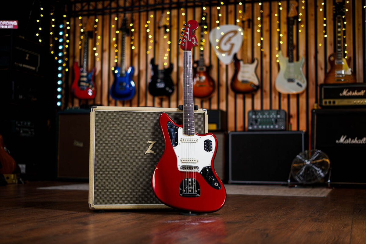 Fender 1966 Jaguar in Candy Apple Red - Image 2