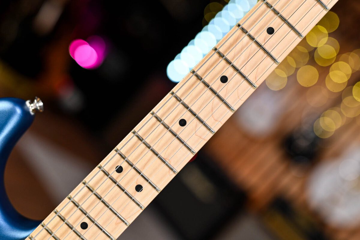 Fender American Performer Stratocaster in Satin Lake Placid Blue #2 - Image 5