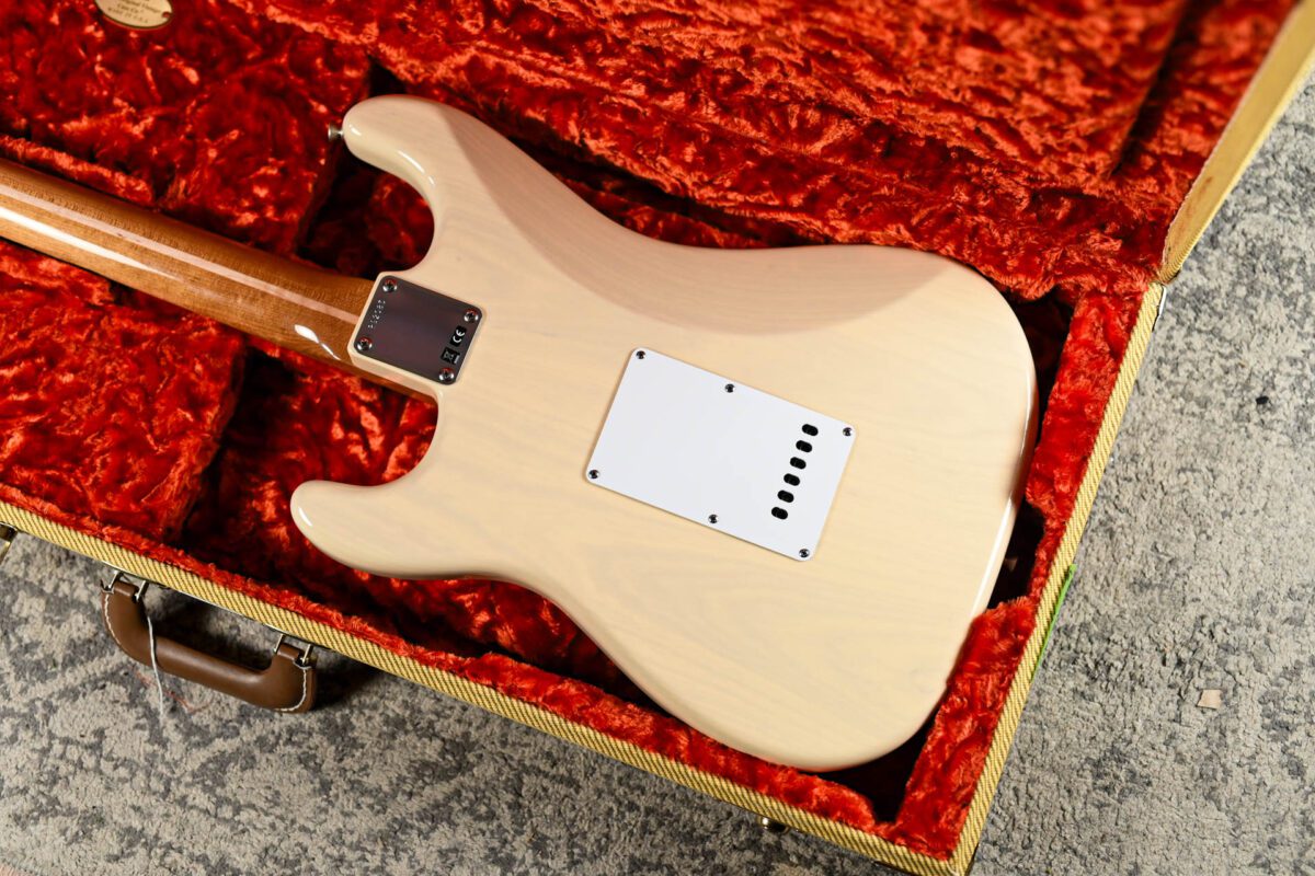 Fender Custom Shop NOS 55 Stratocaster with Roasted Maple Neck in White Blonde - Image 11