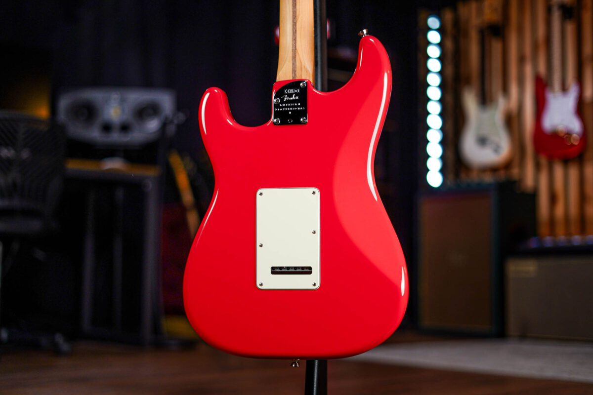 Fender FSR American Professional II Stratocaster in Fiesta Red with roasted maple neck - Image 9