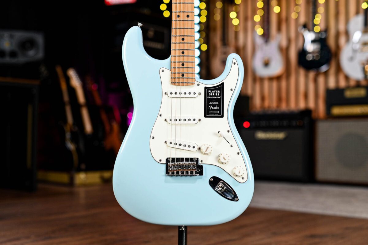 Fender Exclusive Roasted Player Stratocaster in Sonic Blue with Custom Shop pickups