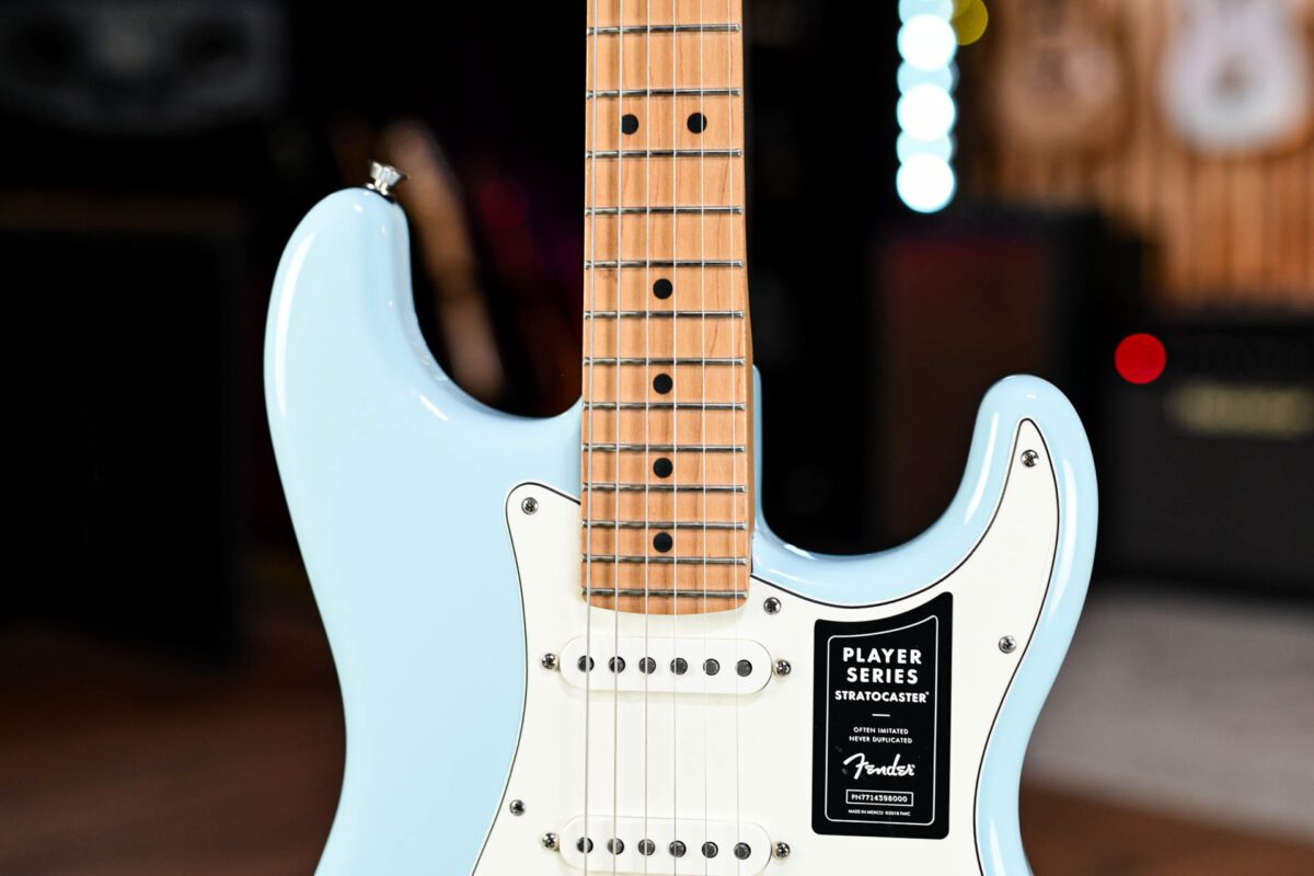 Fender Exclusive Roasted Player Stratocaster in Sonic Blue with Custom Shop pickups - Image 4