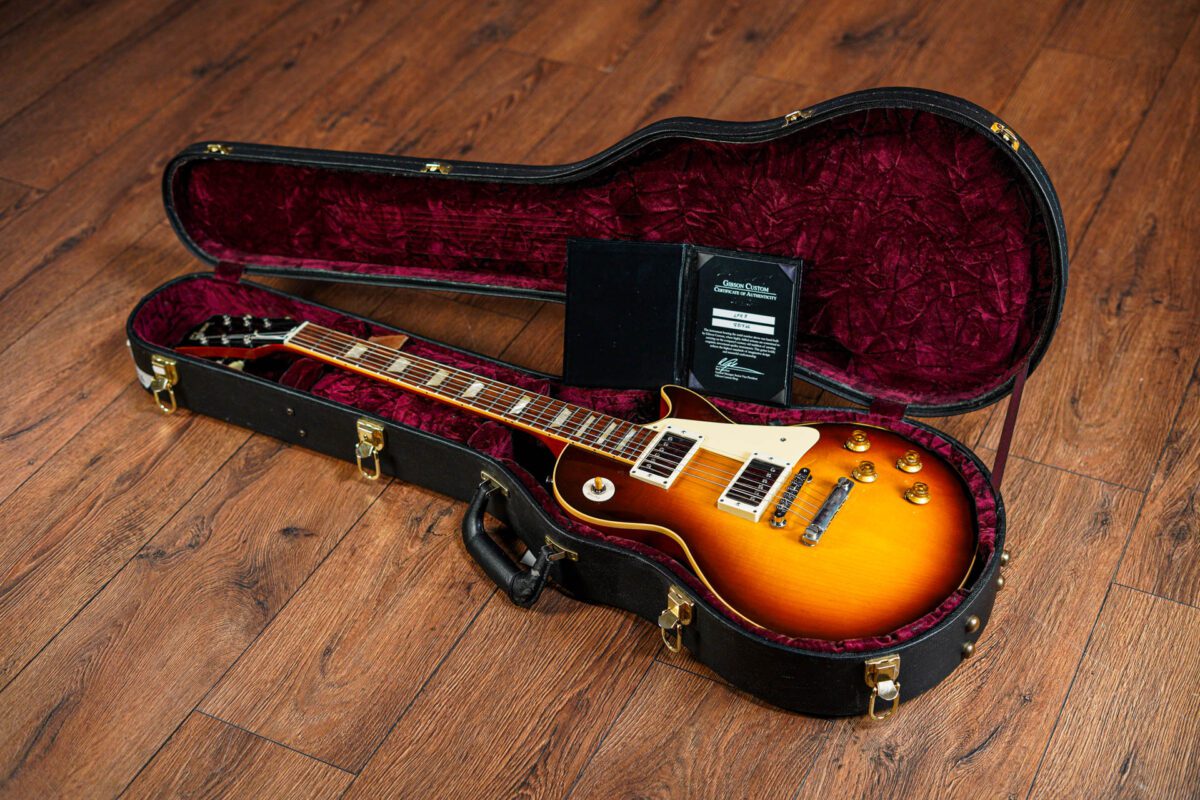 Gibson Custom Shop Les Paul R8 1958 Reissue in Bourbon Burst - Image 4