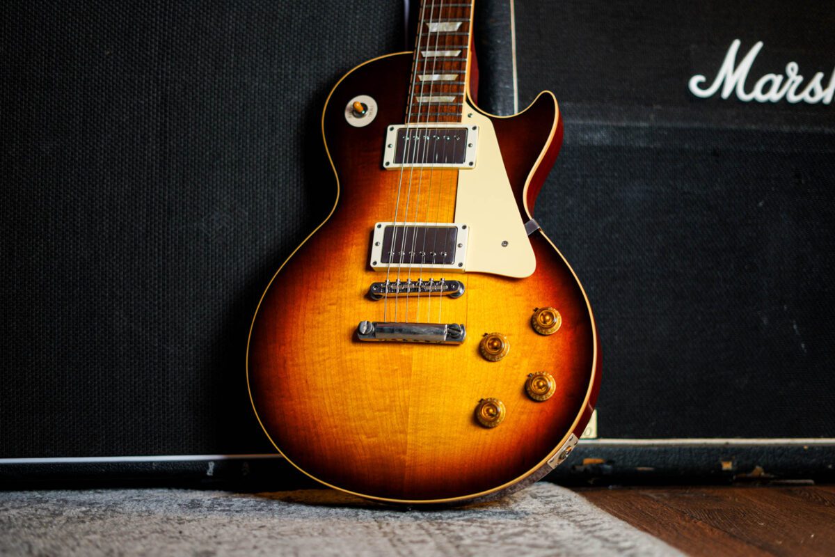 Gibson Custom Shop Les Paul R8 1958 Reissue in Bourbon Burst - Image 2