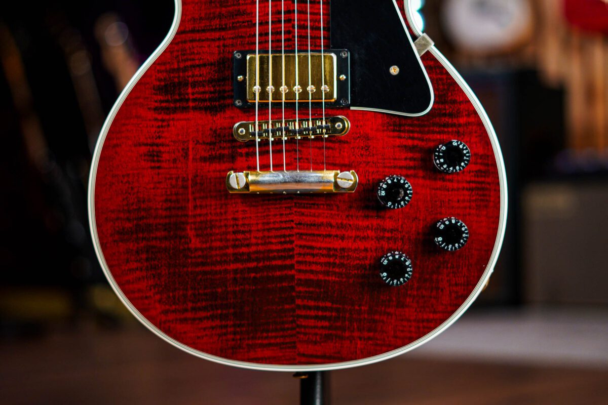 Gibson Les Paul Custom in Wine Red - Image 7