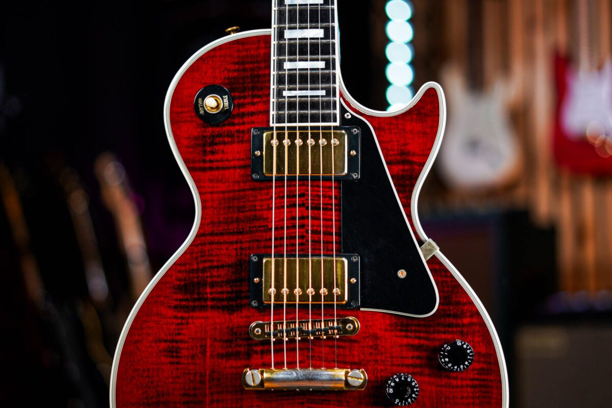 Gibson Les Paul Custom in Wine Red - Image 6