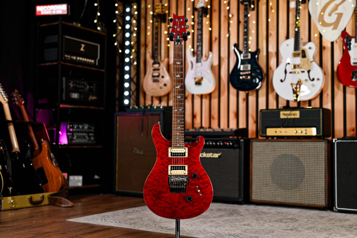 PRS SE 30th Anniversary Custom 24 Floyd in Black Cherry Quilt - Image 2