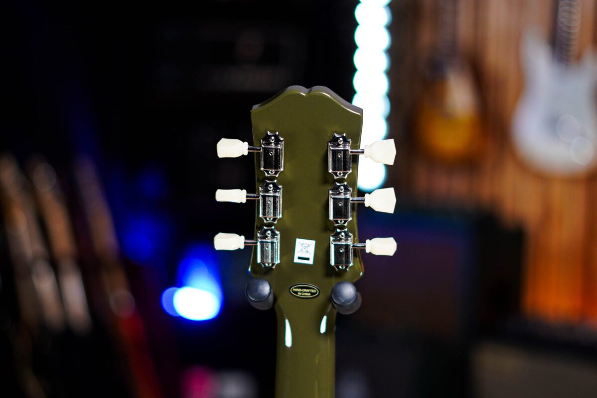 Epiphone ES-335 in Olive Drab - Image 5