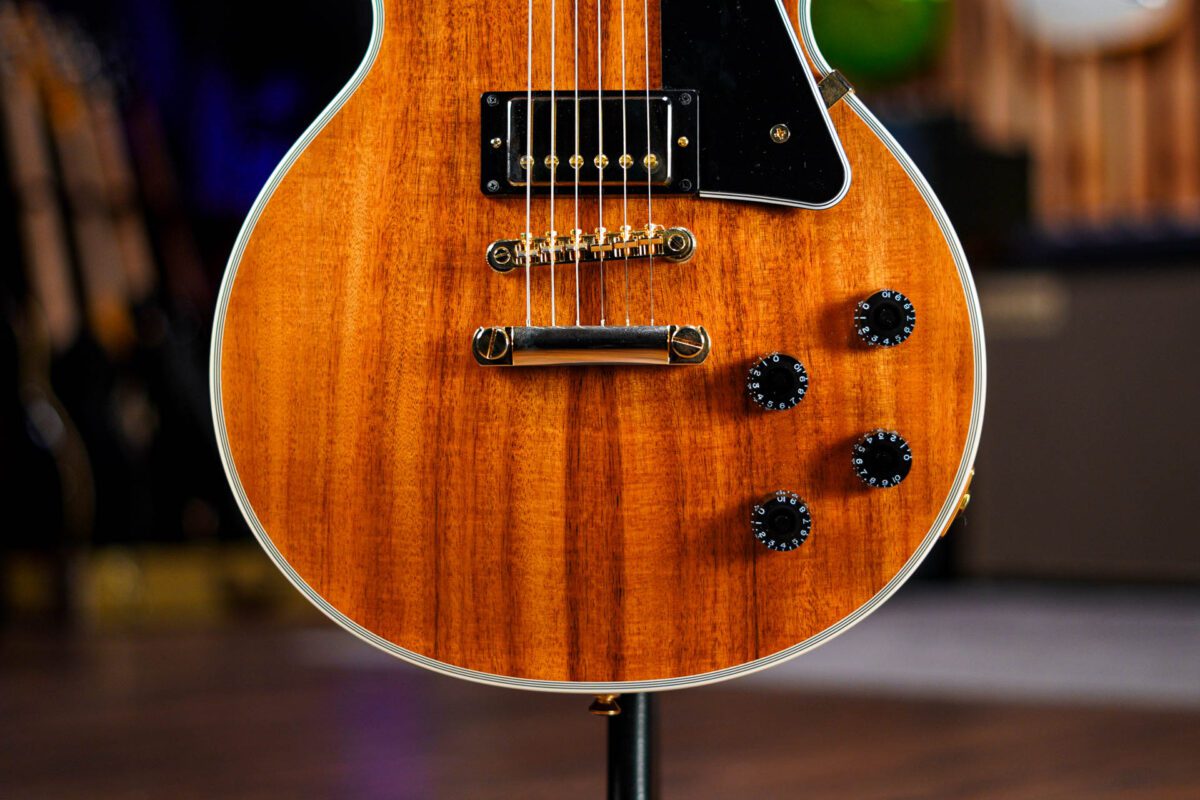 Epiphone Les Paul Custom Koa Natural - Image 3