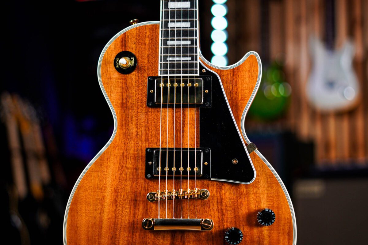 Epiphone Les Paul Custom Koa Natural - Image 4