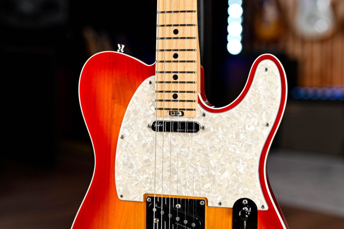 Fender American Elite Telecaster in  Aged Cherry Burst - Image 5