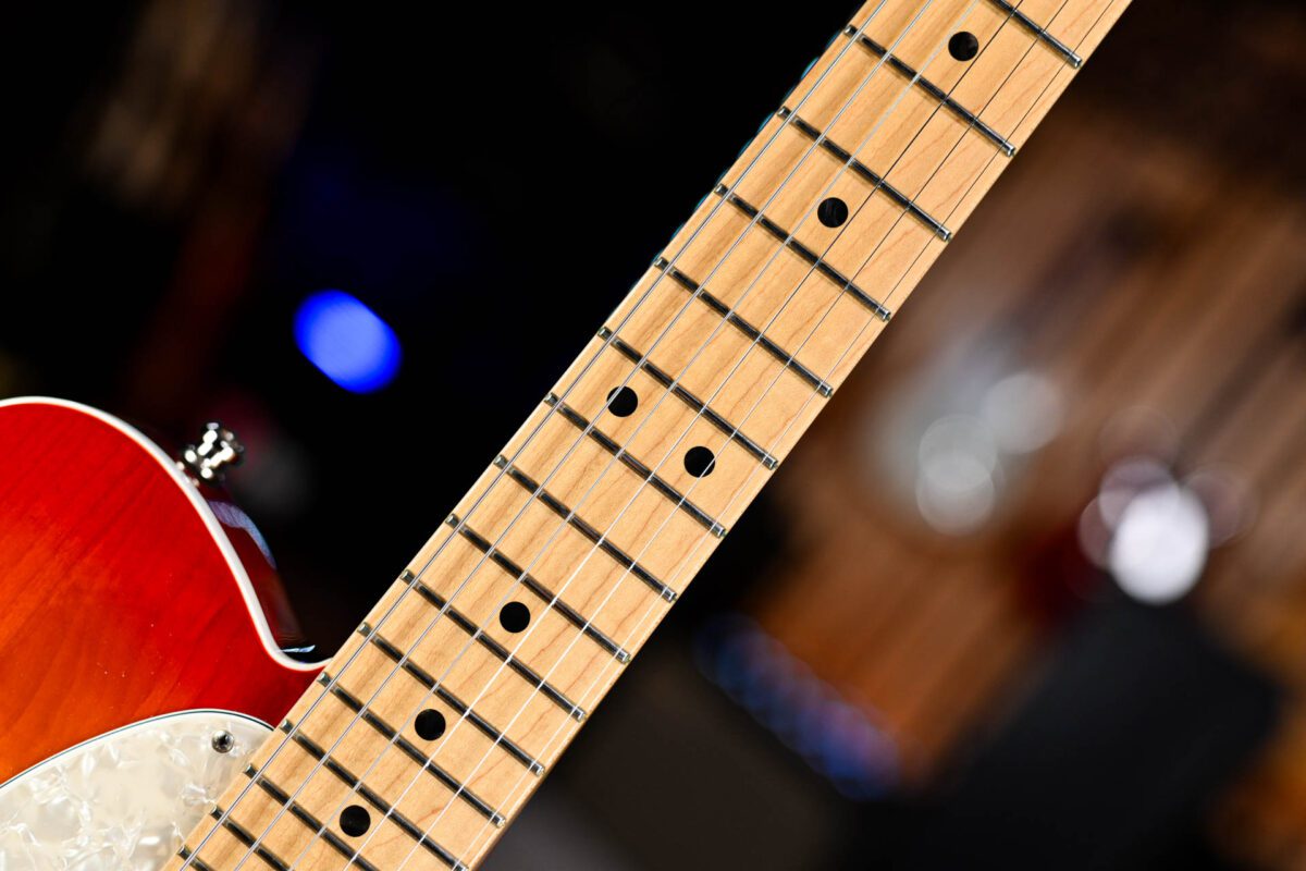 Fender American Elite Telecaster in  Aged Cherry Burst - Image 6