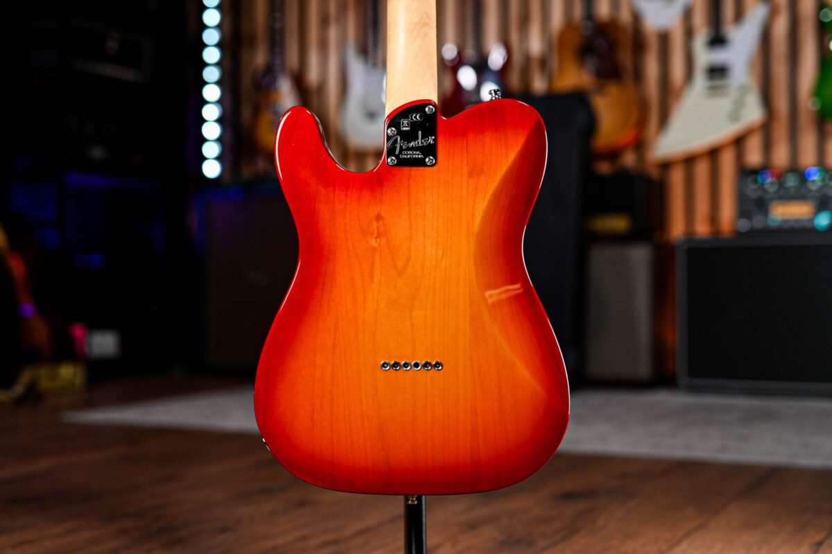 Fender American Elite Telecaster in  Aged Cherry Burst - Image 9