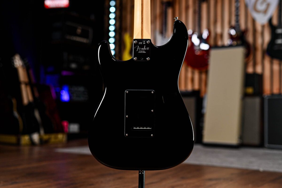 Fender American QMT Stratocaster Pale Moon in Transparent Black - Image 9