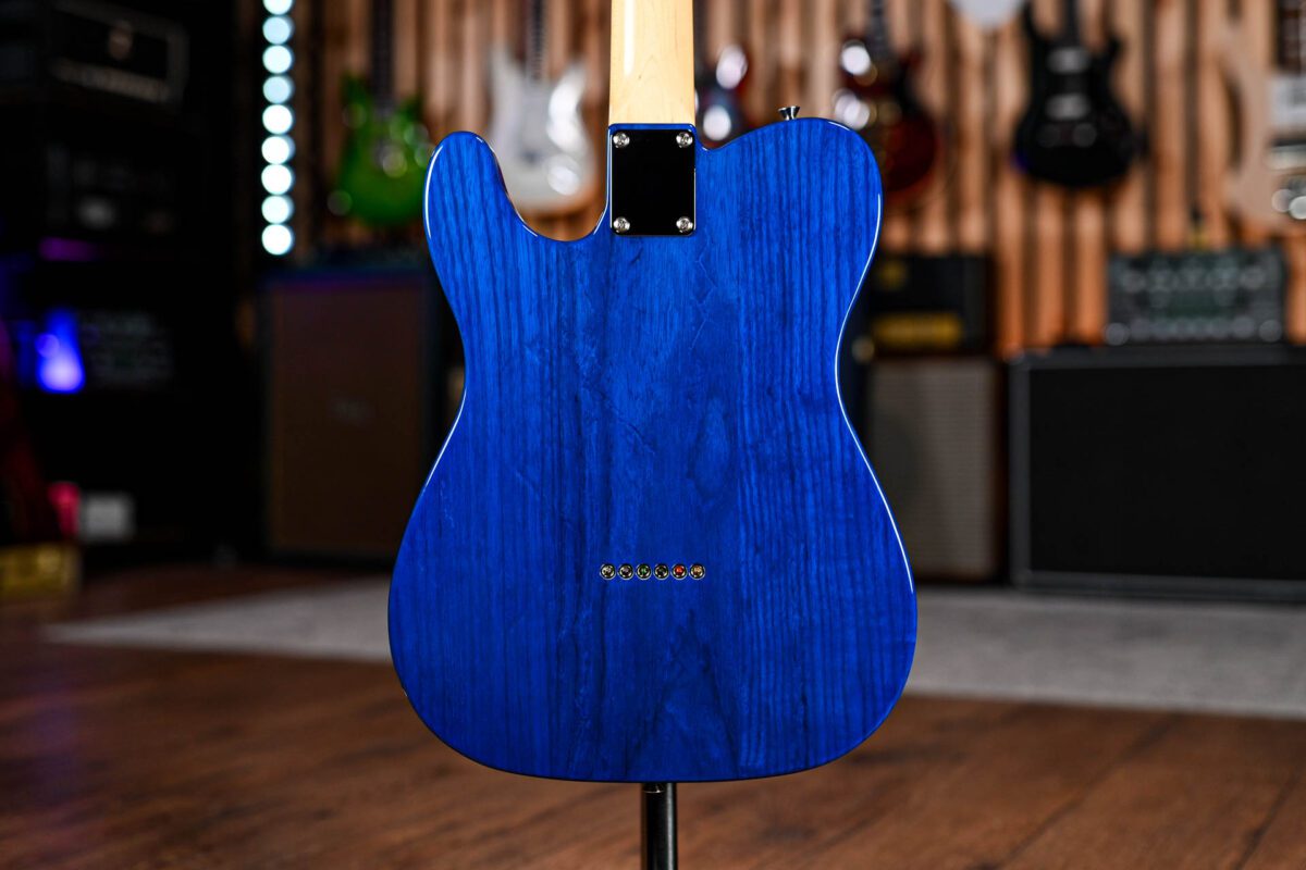 Fender MIJ LTD Edition 1960's Custom Telecaster QMT In Aquamarine - Image 8