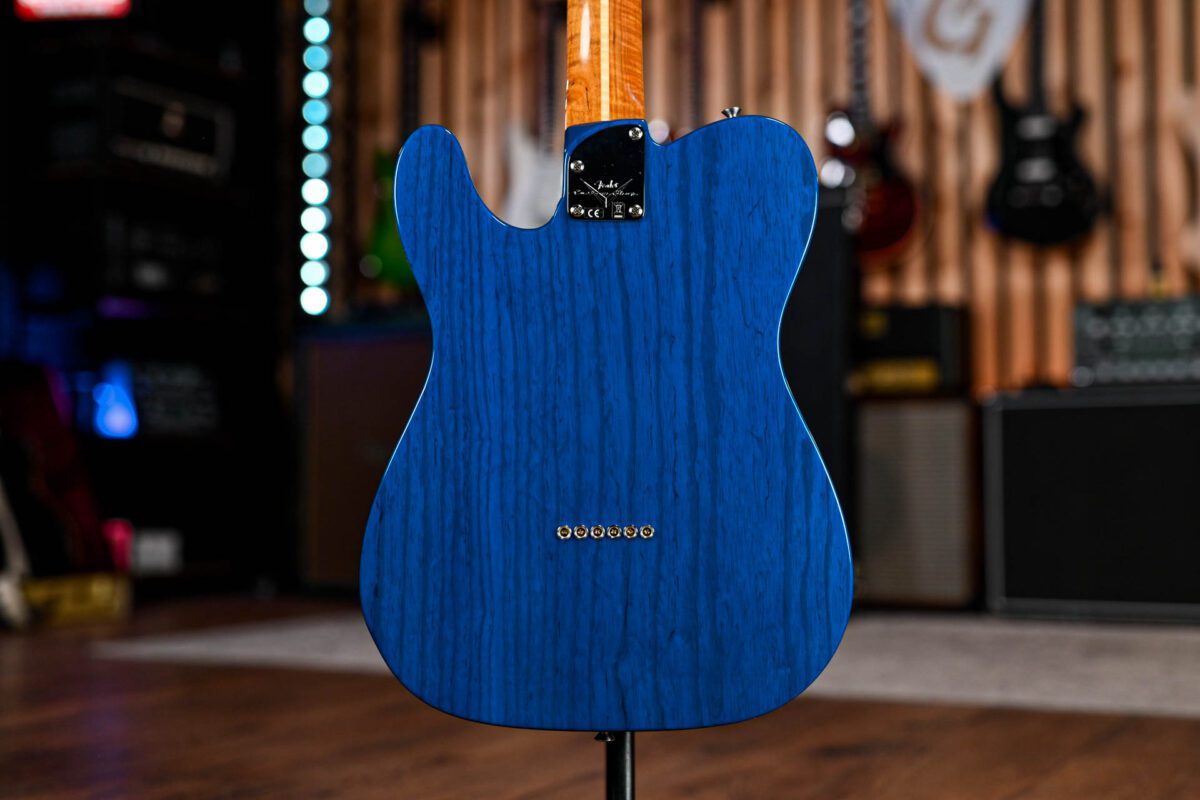 Fender USA Custom Shop American Custom Telecaster NOS Sapphire Blue Transparent - Image 10