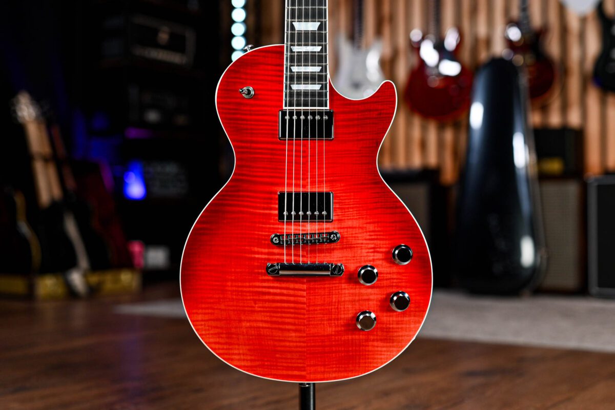 Gibson USA Les Paul HP-II in Blood Orange Fade