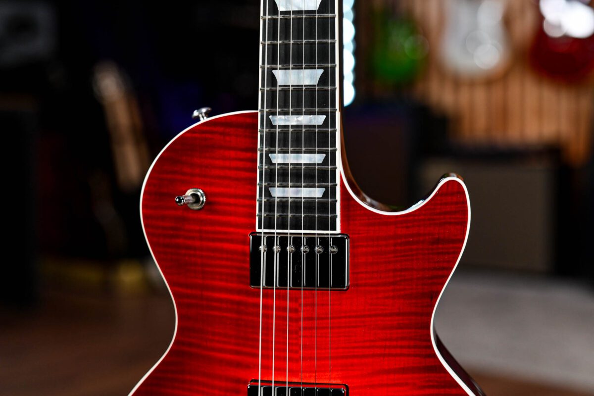 Gibson USA Les Paul HP-II in Blood Orange Fade - Image 5