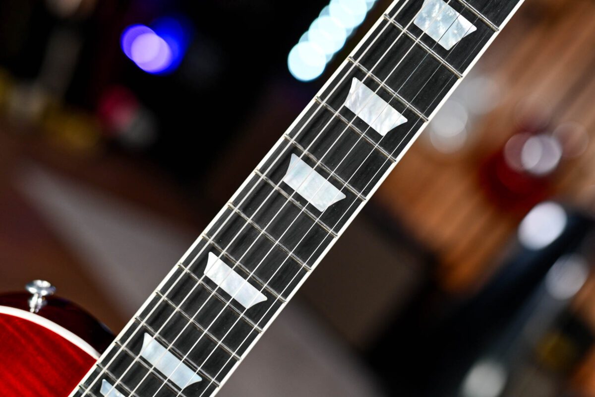 Gibson USA Les Paul HP-II in Blood Orange Fade - Image 6