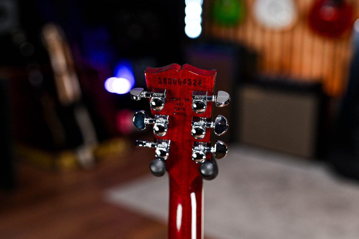 Gibson USA Les Paul HP-II in Blood Orange Fade - Image 8