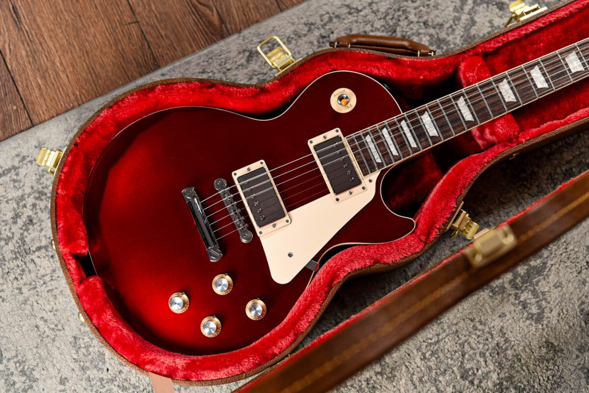 Gibson Les Paul Standard 60s Plain Top Sparkling Burgundy Top - Image 3