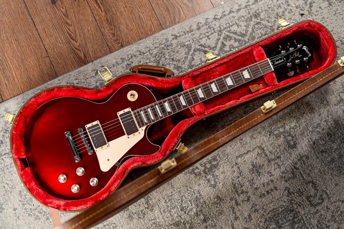 Gibson Les Paul Standard 60s Plain Top Sparkling Burgundy Top - Image 2