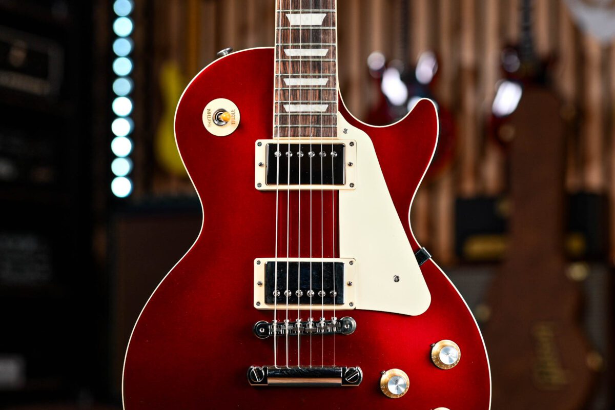 Gibson Les Paul Standard 60s Plain Top Sparkling Burgundy Top - Image 6