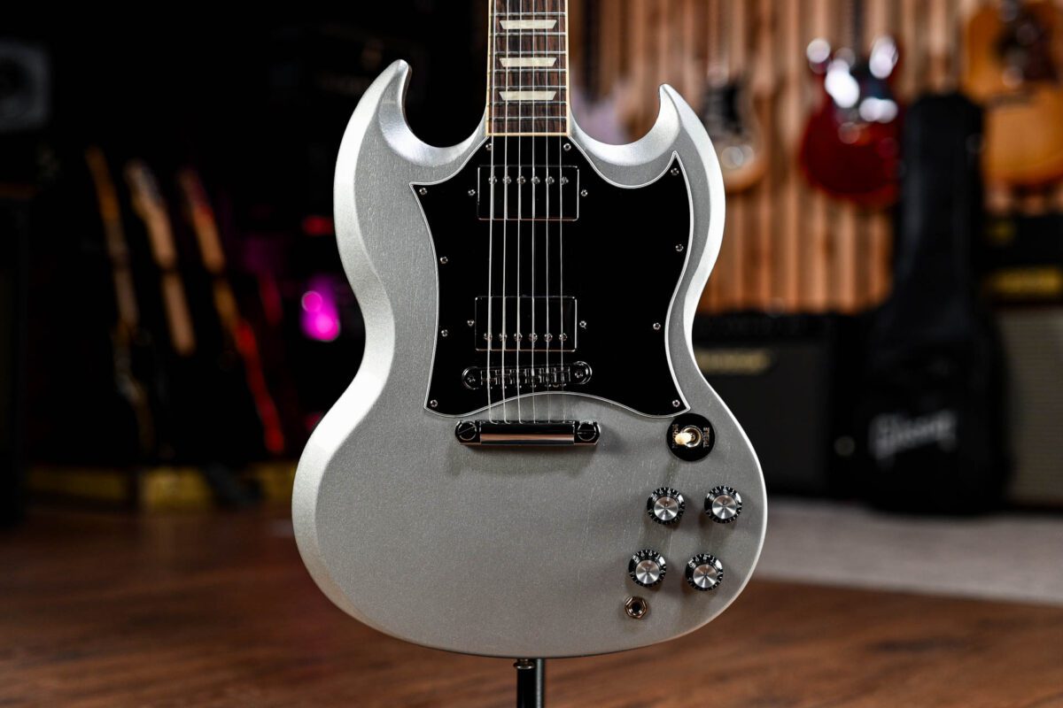 Gibson SG Standard in Silver Mist #2