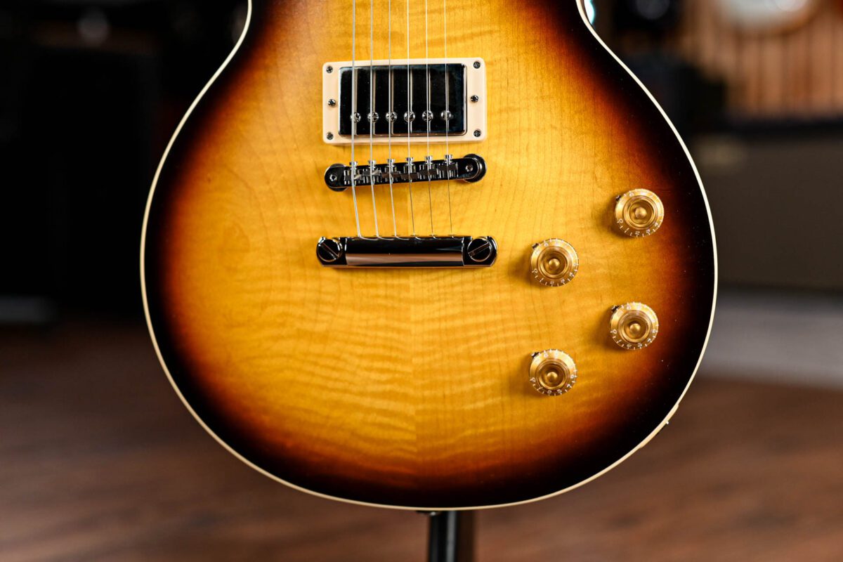 Gibson USA Les Paul Standard 50s Faded Vintage Tobacco Burst - Image 6