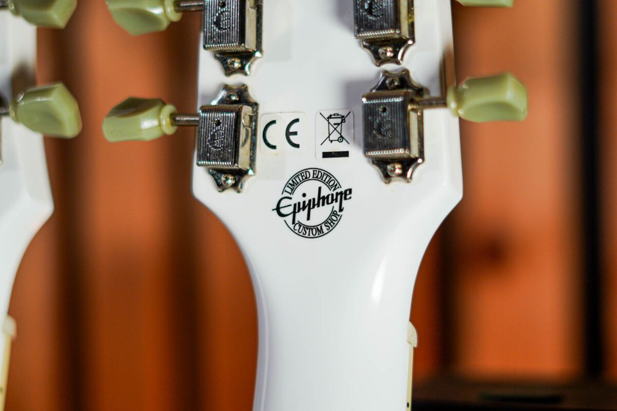 Epiphone Limited Edition G-1275 Double Neck SG in White - Image 3