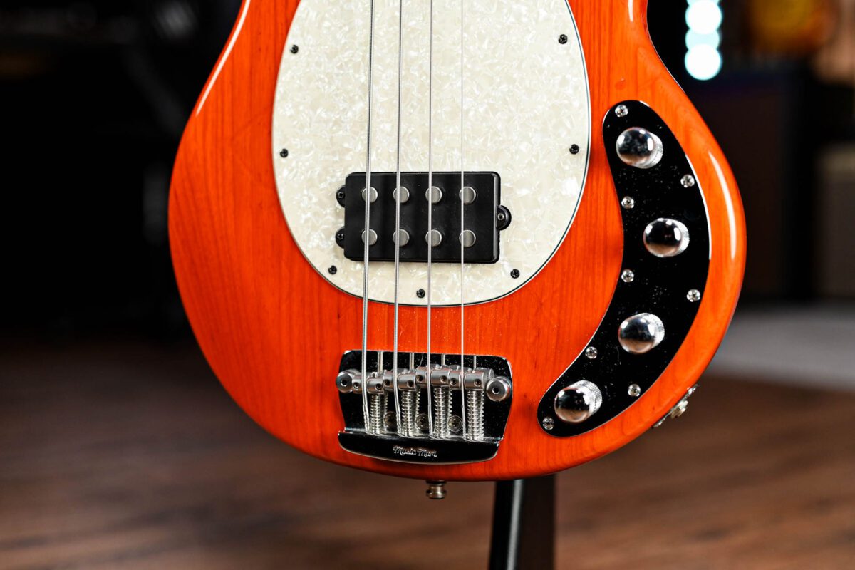 Ernie Ball Music Man Stingray in Translucent Orange - Image 3
